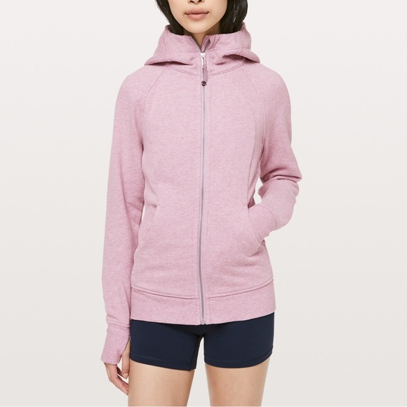 lululemon athletica Tops - Lululemon Scuba Full Zip Hoodie Heathered Space Dyed
Vintage Mauve Size 6